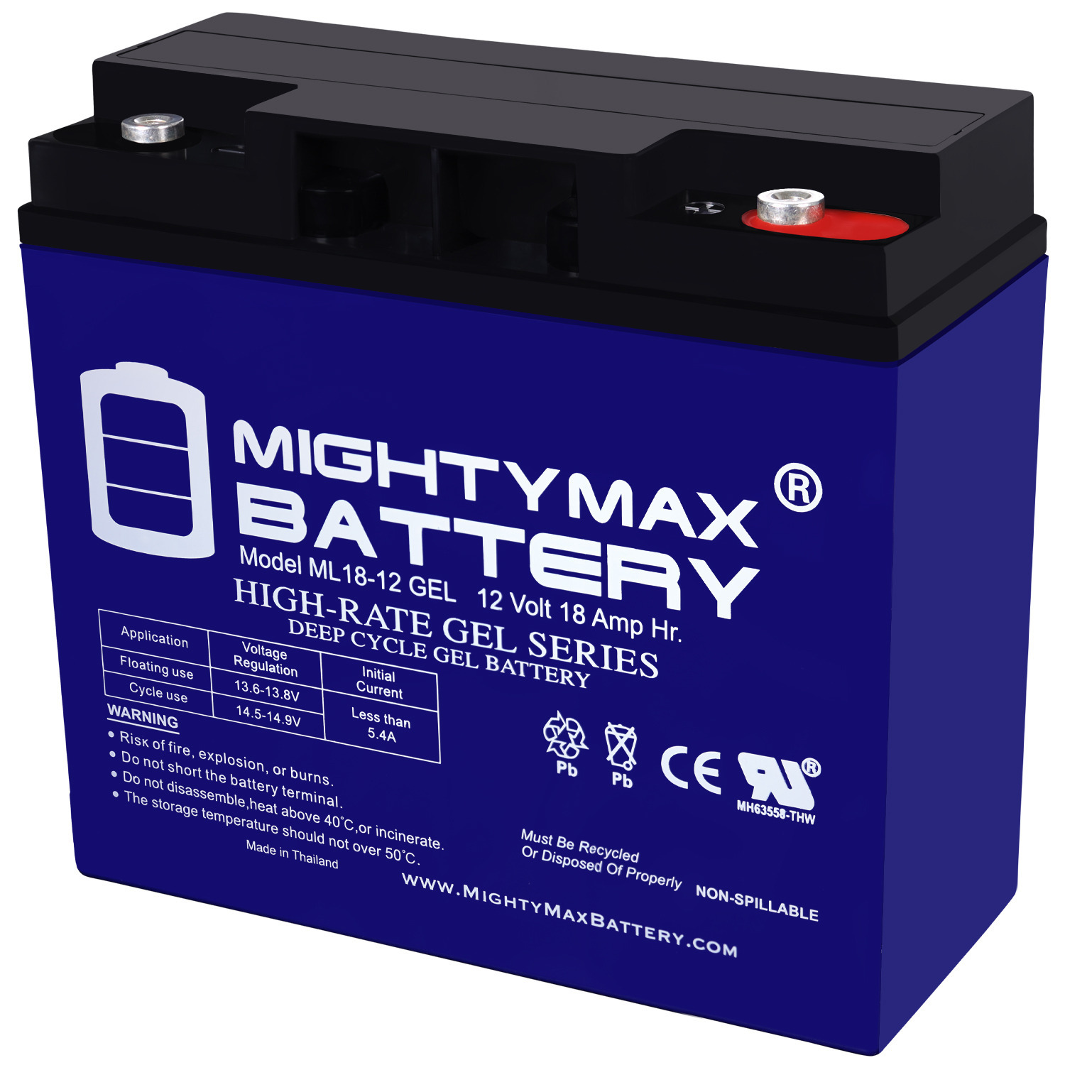 12v 18ah Battery >> Ml18 12gel 12v 18ah Gel Battery For Ery Solar Booster Pac Es500 12v 18ah Battery >> Ml18 12gel 12v 18ah Gel Battery For Ery Solar Booster Pac Es500
